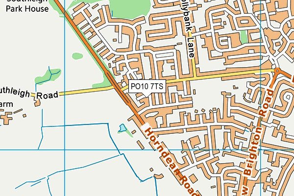 PO10 7TS map - OS VectorMap District (Ordnance Survey) PO10 7TS map - OS VectorMap District (Ordnance Survey)