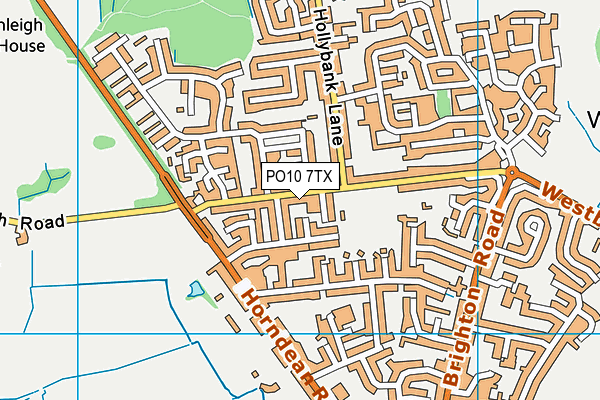PO10 7TX map - OS VectorMap District (Ordnance Survey) PO10 7TX map - OS VectorMap District (Ordnance Survey)