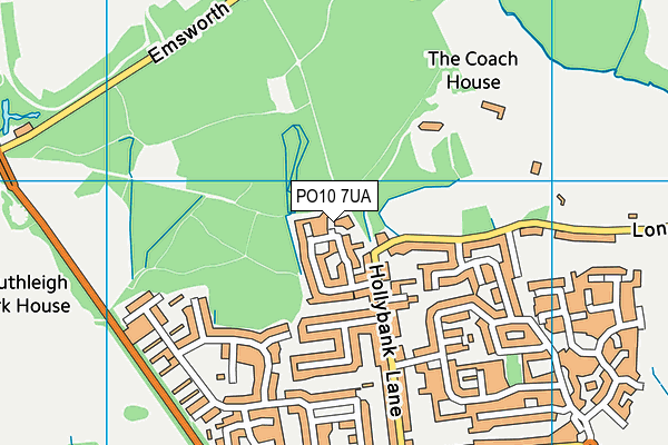 PO10 7UA map - OS VectorMap District (Ordnance Survey) PO10 7UA map - OS VectorMap District (Ordnance Survey)