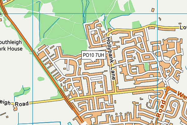 PO10 7UH map - OS VectorMap District (Ordnance Survey) PO10 7UH map - OS VectorMap District (Ordnance Survey)