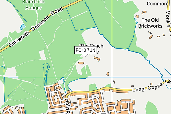PO10 7UN map - OS VectorMap District (Ordnance Survey) PO10 7UN map - OS VectorMap District (Ordnance Survey)