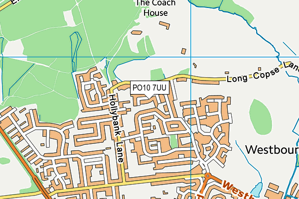 PO10 7UU map - OS VectorMap District (Ordnance Survey) PO10 7UU map - OS VectorMap District (Ordnance Survey)
