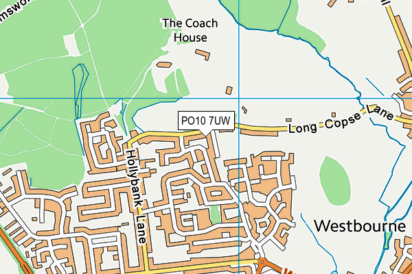 PO10 7UW map - OS VectorMap District (Ordnance Survey) PO10 7UW map - OS VectorMap District (Ordnance Survey)