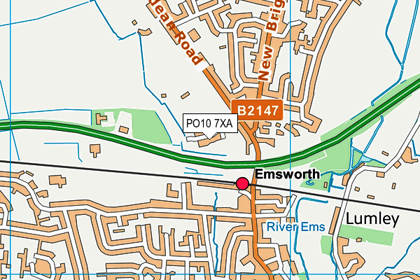 PO10 7XA map - OS VectorMap District (Ordnance Survey) PO10 7XA map - OS VectorMap District (Ordnance Survey)