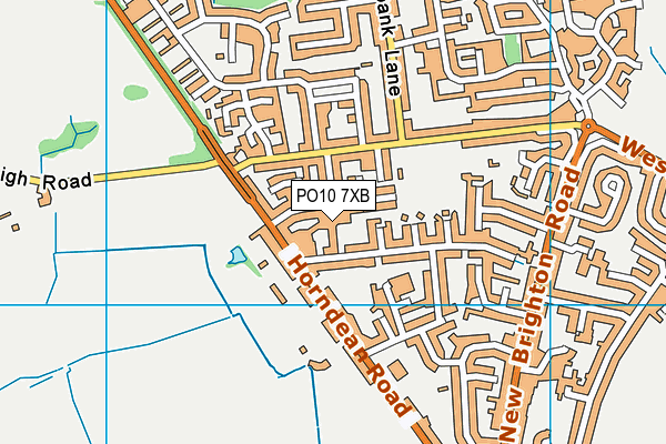 PO10 7XB map - OS VectorMap District (Ordnance Survey) PO10 7XB map - OS VectorMap District (Ordnance Survey)