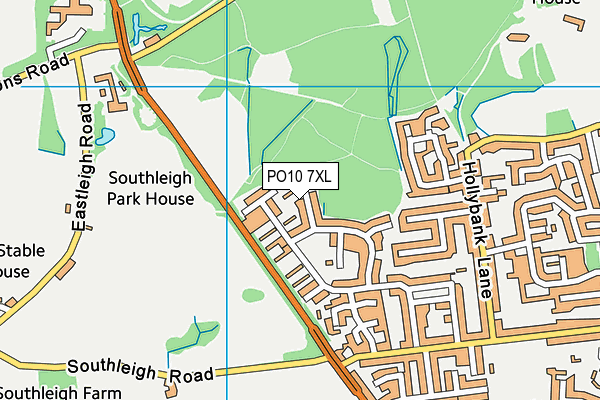 PO10 7XL map - OS VectorMap District (Ordnance Survey) PO10 7XL map - OS VectorMap District (Ordnance Survey)