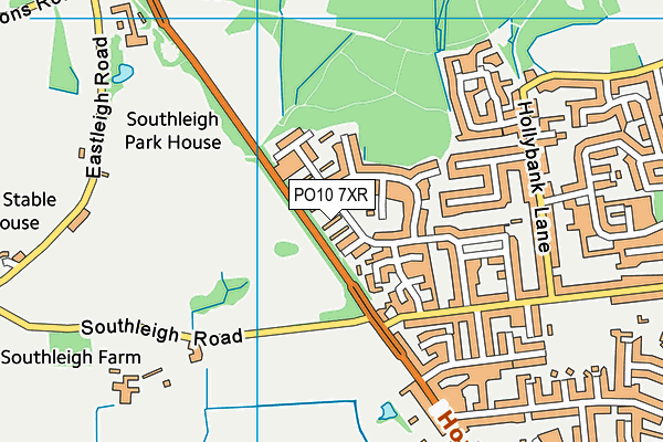 PO10 7XR map - OS VectorMap District (Ordnance Survey) PO10 7XR map - OS VectorMap District (Ordnance Survey)