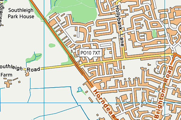 PO10 7XT map - OS VectorMap District (Ordnance Survey) PO10 7XT map - OS VectorMap District (Ordnance Survey)