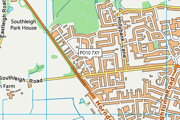 PO10 7XY map - OS VectorMap District (Ordnance Survey) PO10 7XY map - OS VectorMap District (Ordnance Survey)