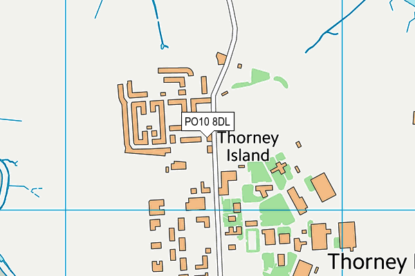 PO10 8DL map - OS VectorMap District (Ordnance Survey) PO10 8DL map - OS VectorMap District (Ordnance Survey)