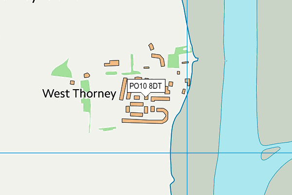 PO10 8DT map - OS VectorMap District (Ordnance Survey)