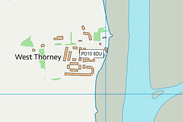 PO10 8DU map - OS VectorMap District (Ordnance Survey)