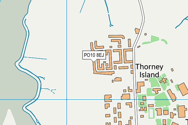 PO10 8EJ map - OS VectorMap District (Ordnance Survey) PO10 8EJ map - OS VectorMap District (Ordnance Survey)