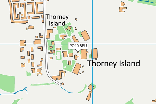 PO10 8FU map - OS VectorMap District (Ordnance Survey)