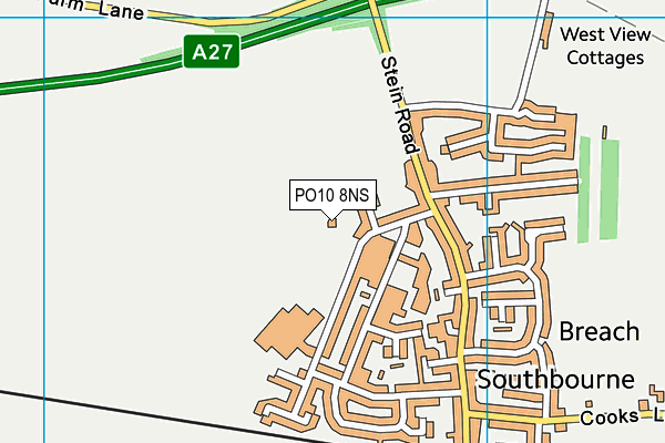 PO10 8NS map - OS VectorMap District (Ordnance Survey) PO10 8NS map - OS VectorMap District (Ordnance Survey)
