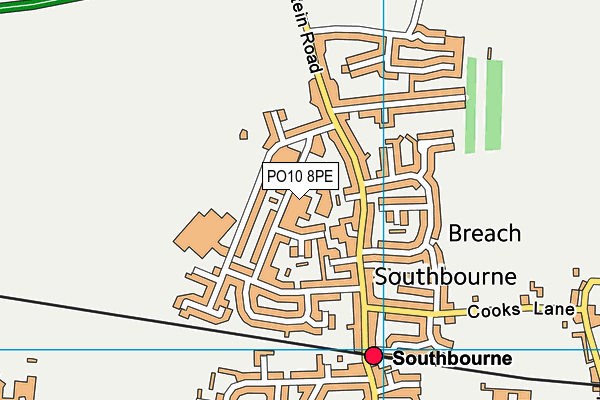 PO10 8PE map - OS VectorMap District (Ordnance Survey) PO10 8PE map - OS VectorMap District (Ordnance Survey)