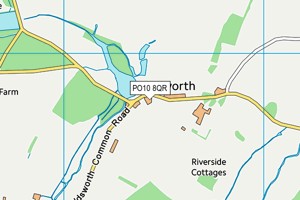 PO10 8QR map - OS VectorMap District (Ordnance Survey)