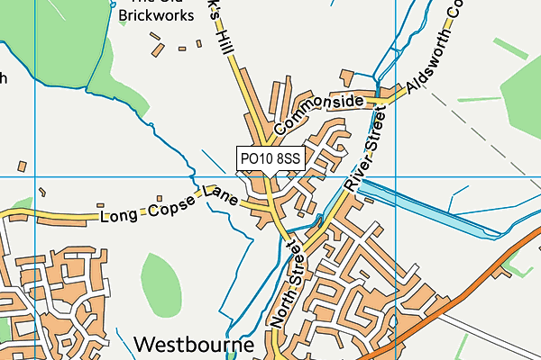 PO10 8SS map - OS VectorMap District (Ordnance Survey) PO10 8SS map - OS VectorMap District (Ordnance Survey)