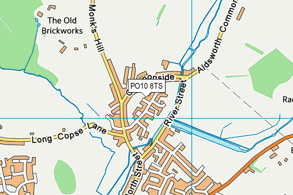 PO10 8TS map - OS VectorMap District (Ordnance Survey) PO10 8TS map - OS VectorMap District (Ordnance Survey)