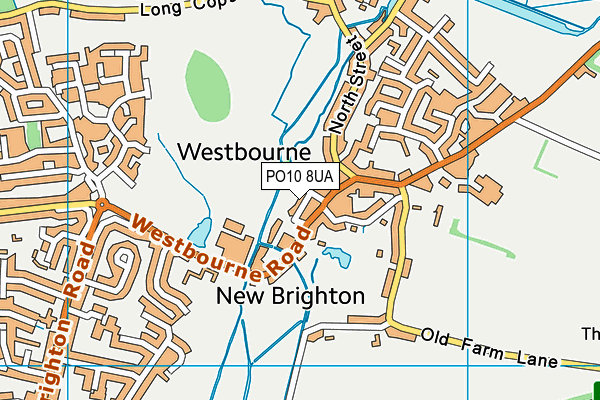 PO10 8UA map - OS VectorMap District (Ordnance Survey)