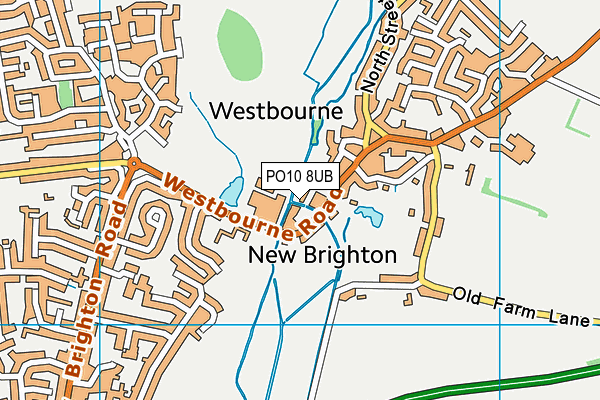PO10 8UB map - OS VectorMap District (Ordnance Survey)