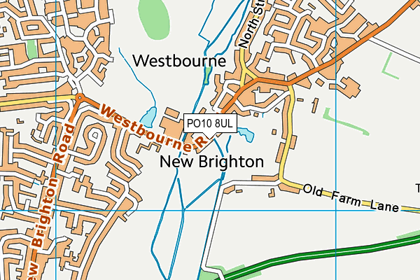 PO10 8UL map - OS VectorMap District (Ordnance Survey)