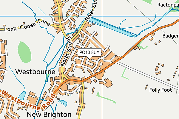 PO10 8UY map - OS VectorMap District (Ordnance Survey)