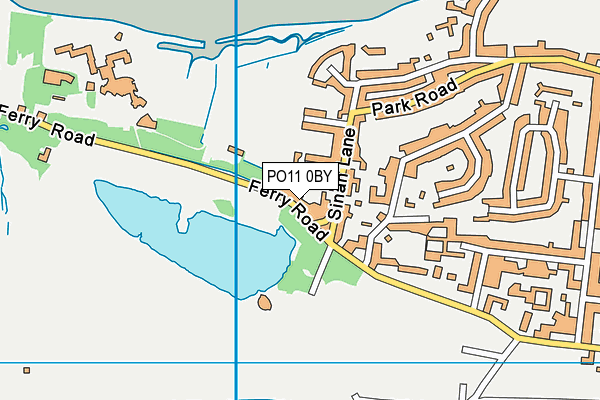 PO11 0BY map - OS VectorMap District (Ordnance Survey) PO11 0BY map - OS VectorMap District (Ordnance Survey)