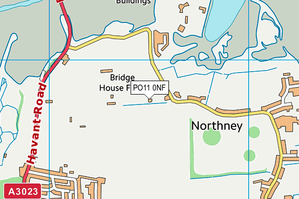 PO11 0NF map - OS VectorMap District (Ordnance Survey) PO11 0NF map - OS VectorMap District (Ordnance Survey)