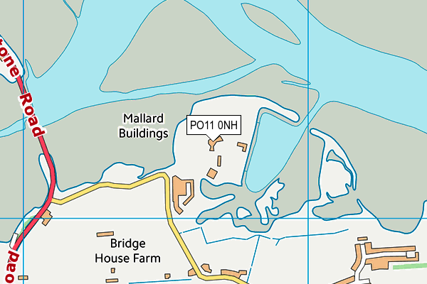 PO11 0NH map - OS VectorMap District (Ordnance Survey) PO11 0NH map - OS VectorMap District (Ordnance Survey)