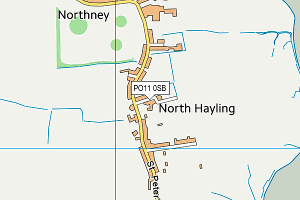 PO11 0SB map - OS VectorMap District (Ordnance Survey) PO11 0SB map - OS VectorMap District (Ordnance Survey)