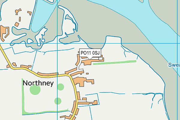 PO11 0SJ map - OS VectorMap District (Ordnance Survey) PO11 0SJ map - OS VectorMap District (Ordnance Survey)