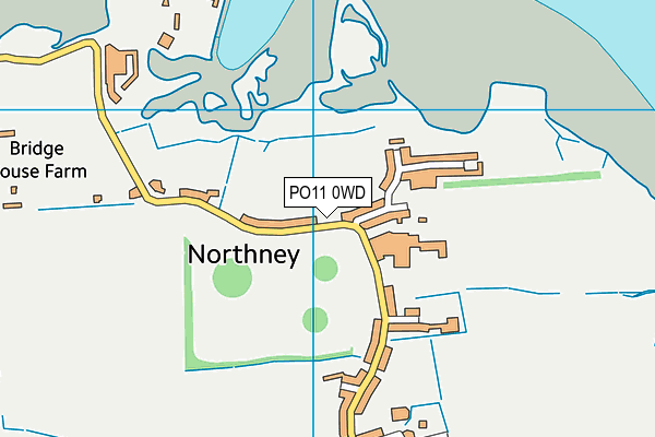 PO11 0WD map - OS VectorMap District (Ordnance Survey) PO11 0WD map - OS VectorMap District (Ordnance Survey)