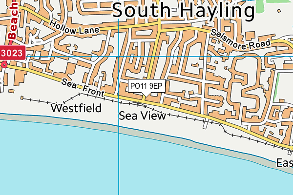 PO11 9EP map - OS VectorMap District (Ordnance Survey) PO11 9EP map - OS VectorMap District (Ordnance Survey)