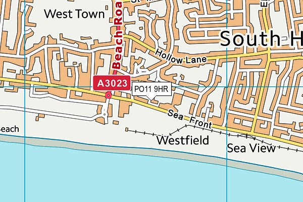 PO11 9HR map - OS VectorMap District (Ordnance Survey) PO11 9HR map - OS VectorMap District (Ordnance Survey)