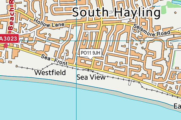 PO11 9JH map - OS VectorMap District (Ordnance Survey) PO11 9JH map - OS VectorMap District (Ordnance Survey)