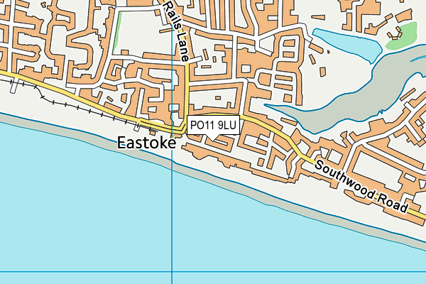 PO11 9LU map - OS VectorMap District (Ordnance Survey) PO11 9LU map - OS VectorMap District (Ordnance Survey)