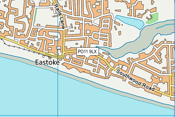 PO11 9LX map - OS VectorMap District (Ordnance Survey) PO11 9LX map - OS VectorMap District (Ordnance Survey)