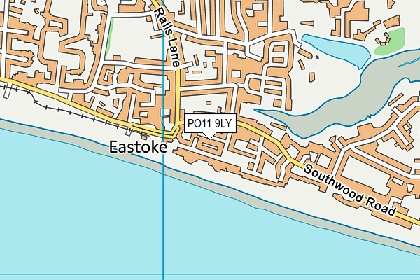 PO11 9LY map - OS VectorMap District (Ordnance Survey)