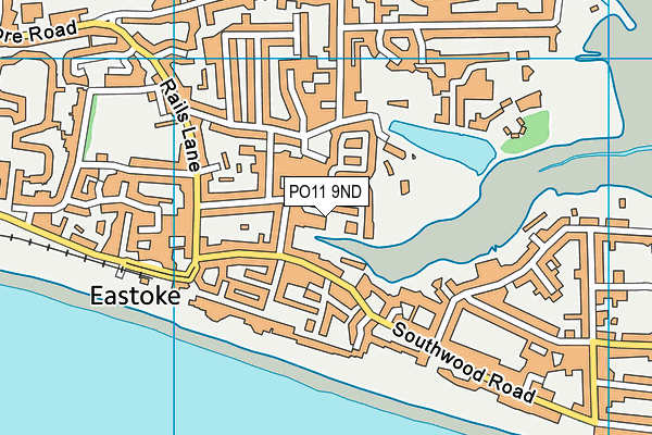 PO11 9ND map - OS VectorMap District (Ordnance Survey) PO11 9ND map - OS VectorMap District (Ordnance Survey)