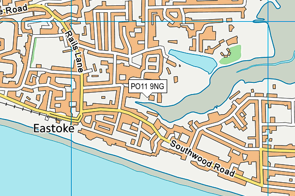 PO11 9NG map - OS VectorMap District (Ordnance Survey) PO11 9NG map - OS VectorMap District (Ordnance Survey)