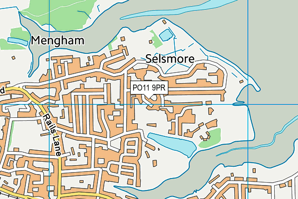 PO11 9PR map - OS VectorMap District (Ordnance Survey) PO11 9PR map - OS VectorMap District (Ordnance Survey)