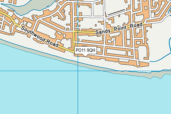 PO11 9QH map - OS VectorMap District (Ordnance Survey) PO11 9QH map - OS VectorMap District (Ordnance Survey)