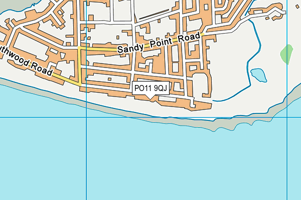 PO11 9QJ map - OS VectorMap District (Ordnance Survey) PO11 9QJ map - OS VectorMap District (Ordnance Survey)