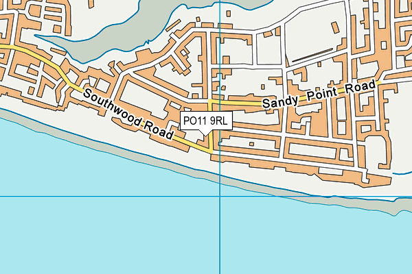 PO11 9RL map - OS VectorMap District (Ordnance Survey) PO11 9RL map - OS VectorMap District (Ordnance Survey)