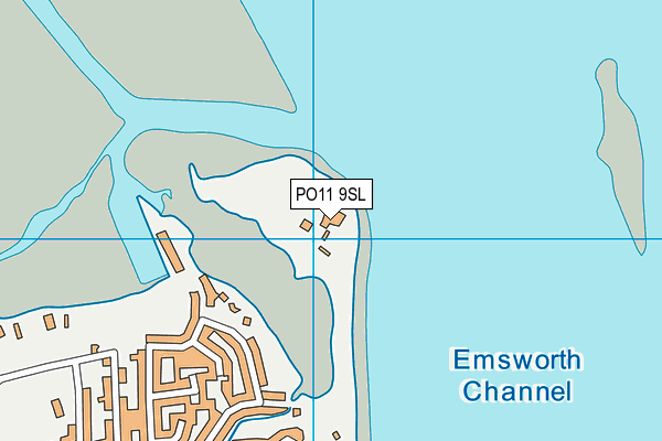 PO11 9SL map - OS VectorMap District (Ordnance Survey) PO11 9SL map - OS VectorMap District (Ordnance Survey)