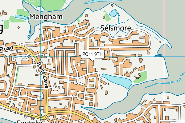 PO11 9TH map - OS VectorMap District (Ordnance Survey) PO11 9TH map - OS VectorMap District (Ordnance Survey)