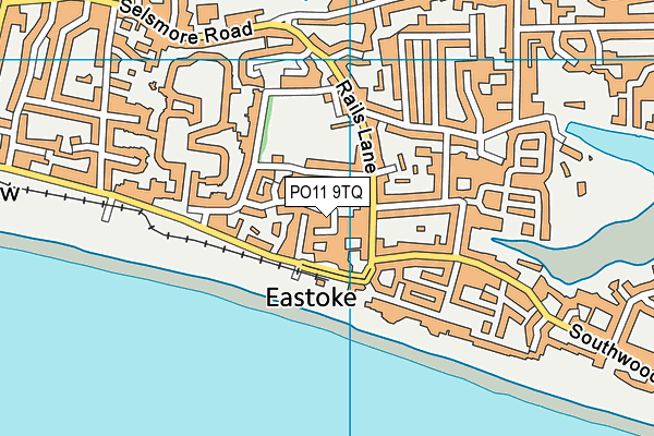 PO11 9TQ map - OS VectorMap District (Ordnance Survey) PO11 9TQ map - OS VectorMap District (Ordnance Survey)
