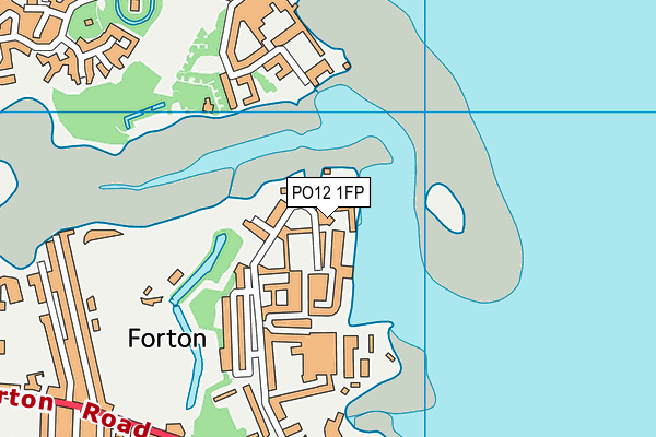 PO12 1FP map - OS VectorMap District (Ordnance Survey) PO12 1FP map - OS VectorMap District (Ordnance Survey)