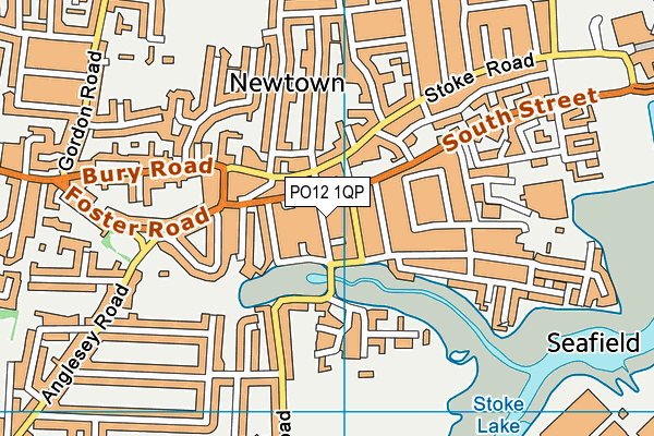 PO12 1QP map - OS VectorMap District (Ordnance Survey) PO12 1QP map - OS VectorMap District (Ordnance Survey)